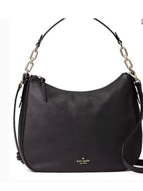kate spade. Vivian mulberry St.  Black Pebbled Leather bag.